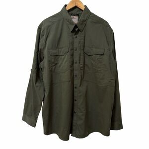 5.11 Tactical Mens Stryke Long Sleeve Ripstop Shirt Size XL Ranger Green Outdoor